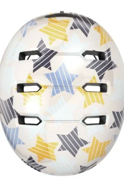 Outlet Abus Fietshelm Skurb Kid Grey Stars