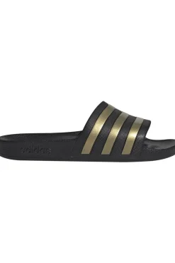 Clearance adidas Adilette Aqua Core Black/Gold Met./Core Black