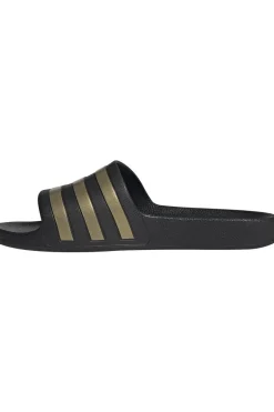 Clearance adidas Adilette Aqua Core Black/Gold Met./Core Black