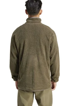 Clearance adidas Fleece Xpl Pile Snap Olive Strata