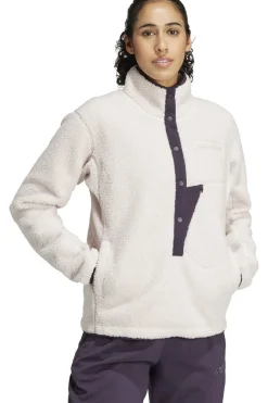 Hot adidas Fleece Xpl Pile Snap Putty Mauve