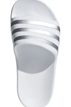 Discount adidas Slipper Adilette Aqua Kids Ftwr White/Silver Met./Ftwr White