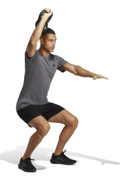 Clearance adidas T-Shirt Tr-Es Fr T Dgreyh/White/Black