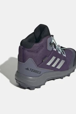 Fashion adidas Wandelschoenen Terrex Mid Gtx K Aurplu/Silvmt/Seflaq