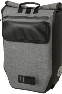 Fashion Agu Fietstas Achter Clean Single Bike Bag/Backpack Shelter Click'Ngo L Melange_Grey