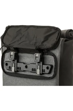 Fashion Agu Fietstas Achter Clean Single Bike Bag/Backpack Shelter Click'Ngo L Melange_Grey