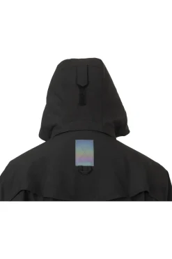 Outlet Agu Regenjas Winter Trench Coat Long Rain Jacket Urban Outdoor Black