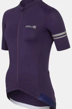 Sale Agu T-Shirt Solid Jersey Ss Performance Women dark purple