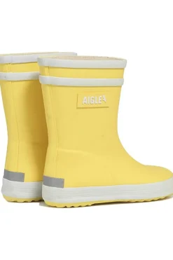 Outlet Aigle Regenlaarzen Baby Flac 2 yellow/white