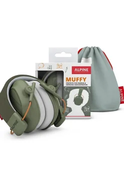 Sale Alpine Oordopjes Muffy Kids Hearing Protection Green