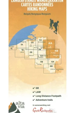 New ALTA VIA GR Limburg, Hoge venen & Ardennen wandelkaart 2021