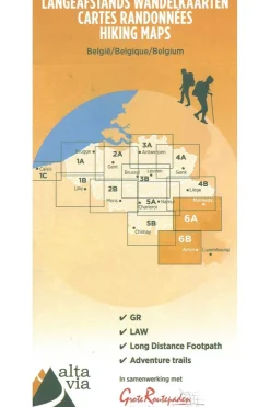 Fashion ALTA VIA GR Luxemburg / Ardennen / Gaume wandelkaart 2021