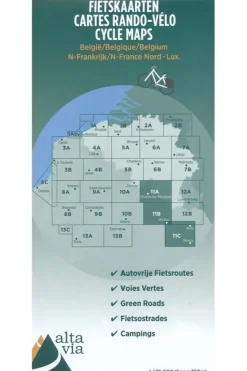 Hot ALTA VIA Maas / Pays de Chimay / Semois  fietskaart 2018