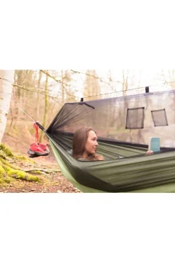 New Amazonas Hangmat Moskito Traveller Thermo mid grey/green