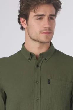 Discount Antwrp Hemd Cotton Dark Olive