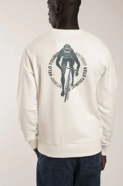 Online Antwrp Trui Velo Tourist Backprint Off-White