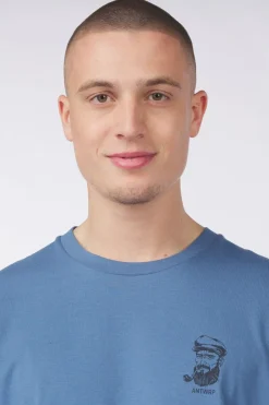 Online Antwrp T-Shirt Bts410-L001S Blue Horizon