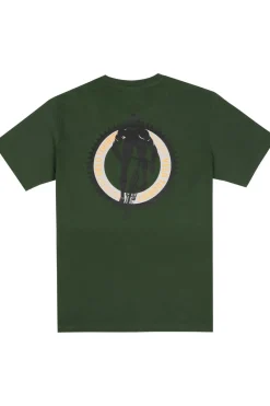 Hot Antwrp T-Shirt Velo Tourist Front dark green