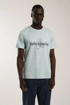 T-Shirt Velo Tourist Front Print-Antwrp Sale