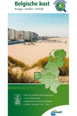 Belgische kust Knooppuntenkaart 27 BE-ANWB Clearance