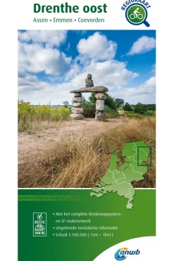 Outlet ANWB Drenthe Oost Knooppuntenkaart 7 NL 2020