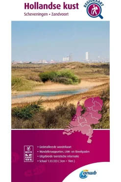 Outlet ANWB Hollandse Kust wandelregiokaart 2020