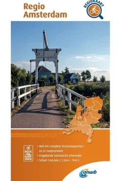Clearance ANWB Regio Amsterdam 17 fietskaart r/v 2020