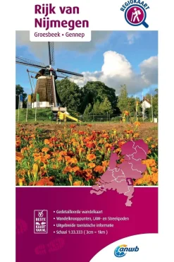 Rijk van Nijmegen wandelregiokaart-ANWB Sale