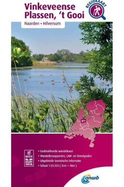 Vinkeveense Plassen, 't Gooi wandelregiokaart-ANWB Online