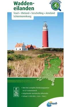 Waddeneilanden Knooppuntenkaart 1 NL-ANWB Sale