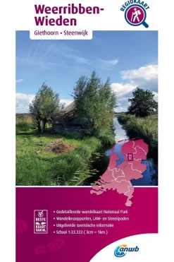 Weerribben-Wieden wandelregiokaart-ANWB Clearance