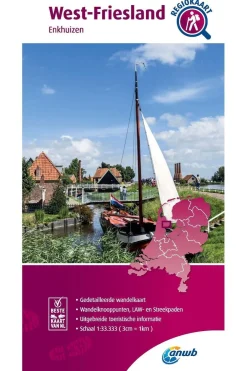 West-Friesland wandelregiokaart-ANWB Best