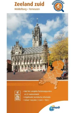 Sale ANWB Zeeland Zuid 32 fietskaart r/v 2020