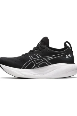 Discount Asics Sportschoenen Gel-Nimbus 25 Black/Pure Silver