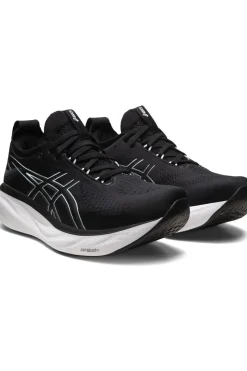 Discount Asics Sportschoenen Gel-Nimbus 25 Black/Pure Silver