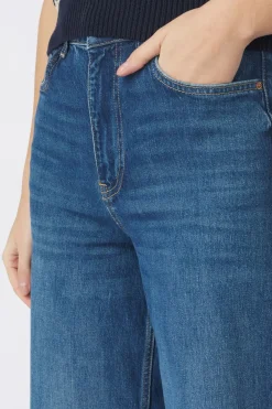 New AWARE Jeans Rebecca Reg Wide Ri398 Navy Blazer W. Birch