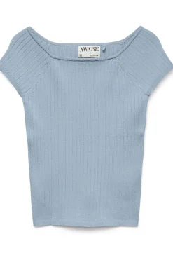 Outlet AWARE Trui Poppy light blue