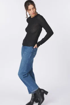 Discount AWARE T-Shirt Shelby Medium Blue Denim