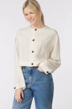 Fashion AWARE Vest Palina Light Blue Denim