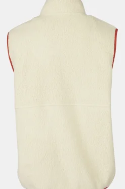 Sale Ayacucho Bodywarmer Fitzroy Sherpa Vest M Ecru/Russet