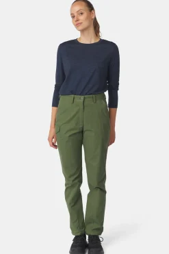 Fashion Ayacucho Broek Bergen Waxed Trousers W Olivine