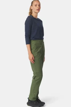 Fashion Ayacucho Broek Bergen Waxed Trousers W Olivine