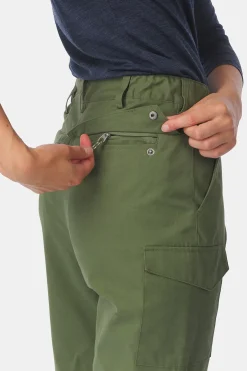 Fashion Ayacucho Broek Bergen Waxed Trousers W Olivine