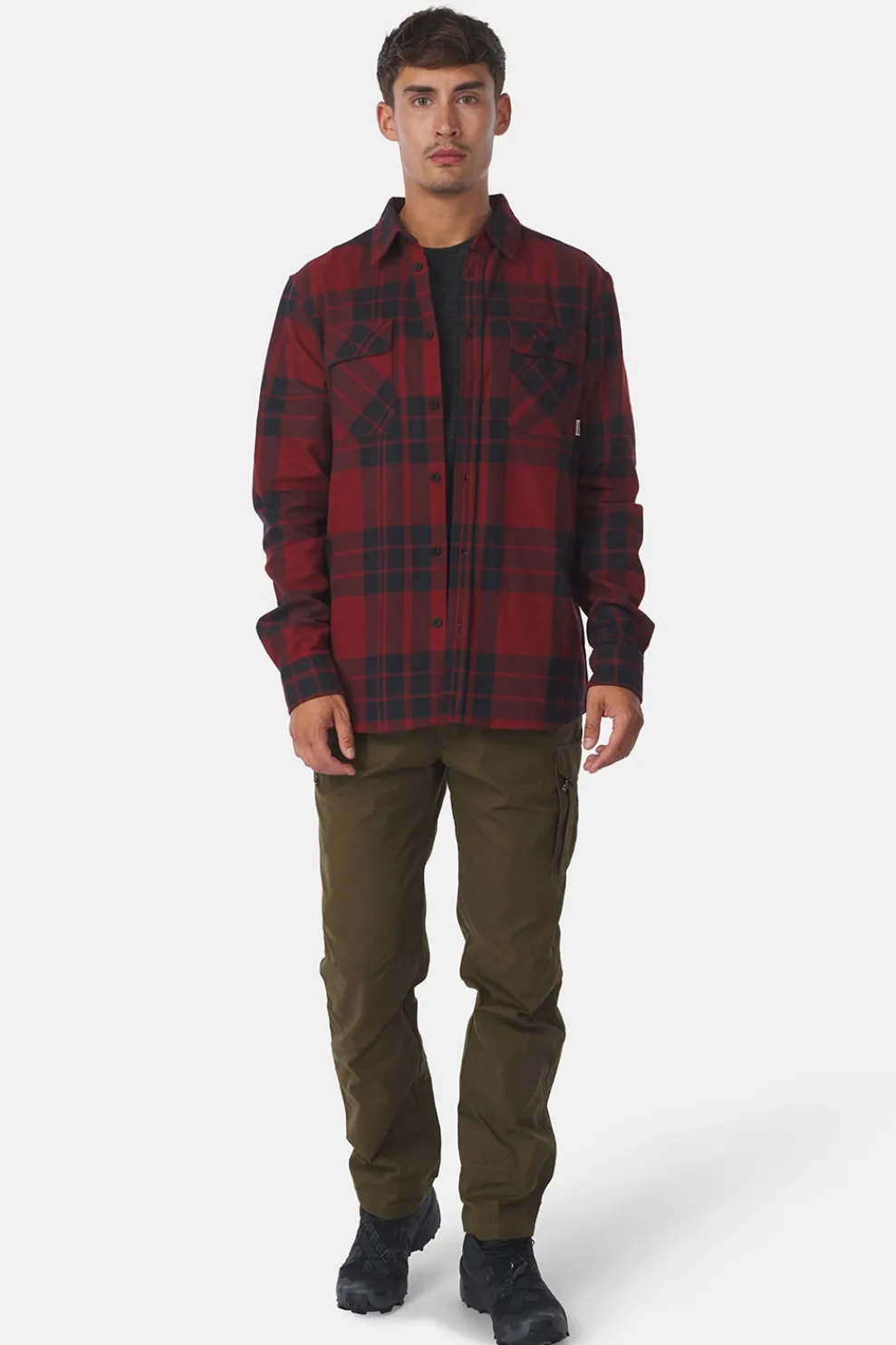 Online Ayacucho Broek Bergen Waxed Trousers M Military Olive