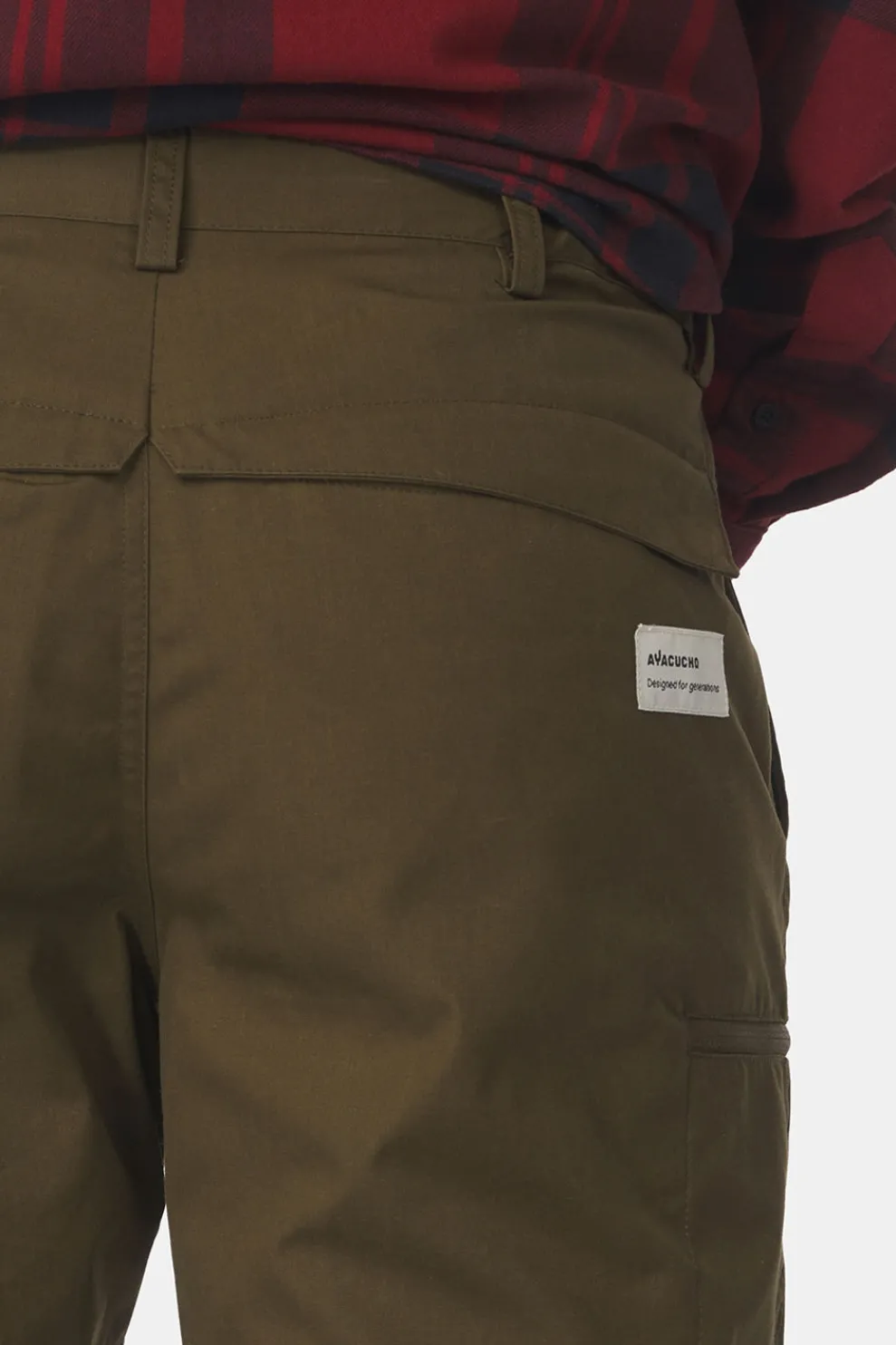 Online Ayacucho Broek Bergen Waxed Trousers M Military Olive