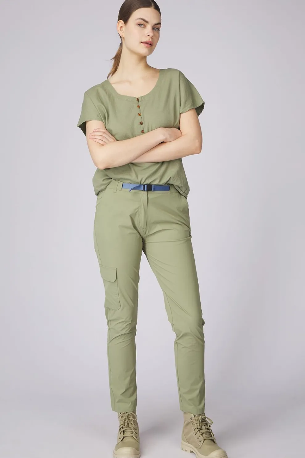 Outlet Ayacucho Broek Peniche Trousers W Moss Green