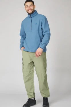 Best Ayacucho Fleece Andes 1/2 Zip M Coronet Blue