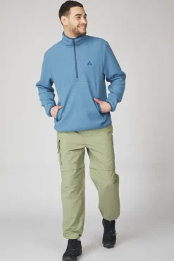 Best Ayacucho Fleece Andes 1/2 Zip M Coronet Blue