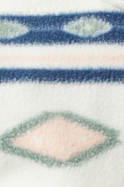 Best Ayacucho Fleece Barrosa Printed Half Zip W Ecru Combo