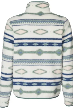 Best Ayacucho Fleece Barrosa Printed Half Zip W Ecru Combo